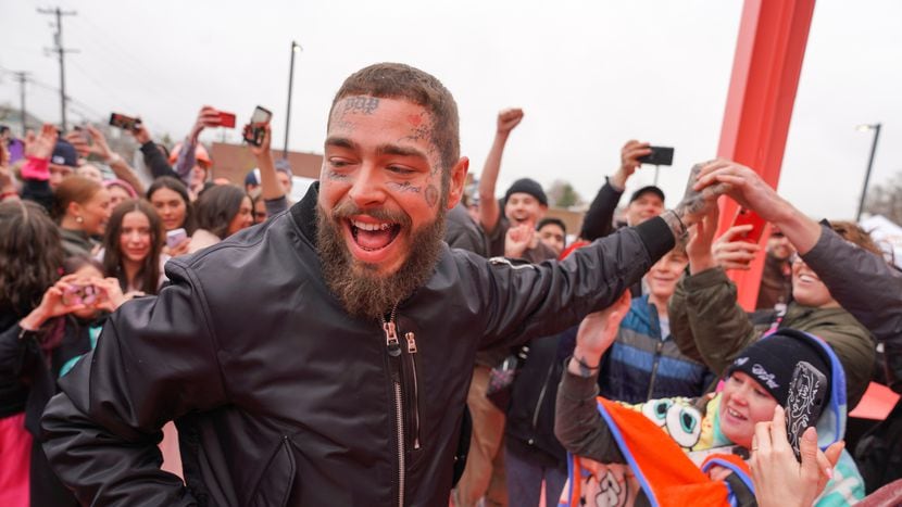 Post Malone touted his love for Dallas Cowboys and chicken strips in 2023