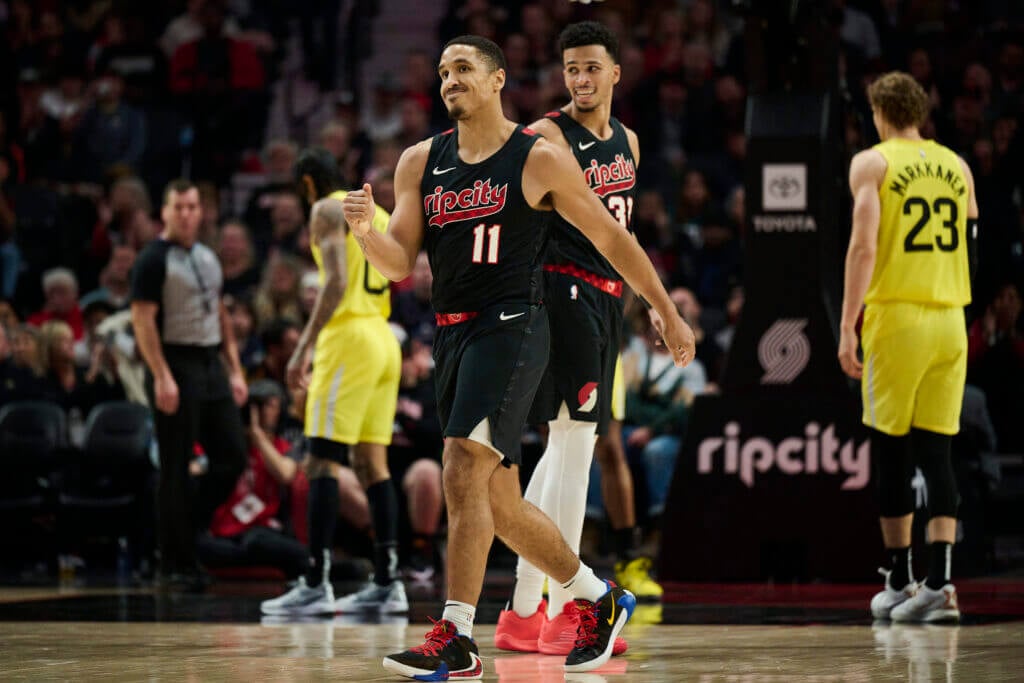 Malcolm Brogdon won't seek trade from Trail Blazers, 'happy in Portland'